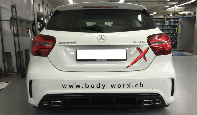 Bodyworx - Zug - Steinhausen - Riesen Printmedia - Adliswil  - Autobeschriftungen