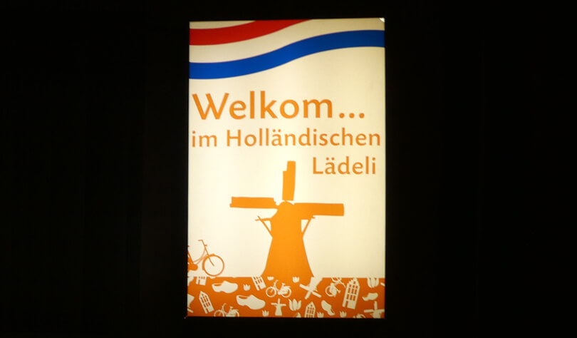 Das Holländische Lädeli Adliswil - Leuchtreklame - Folie