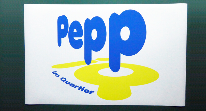 Pepp IQ im Quartier - Adliswil - Magnettafel - Beschriftung RIESEN PRINTMEDIA